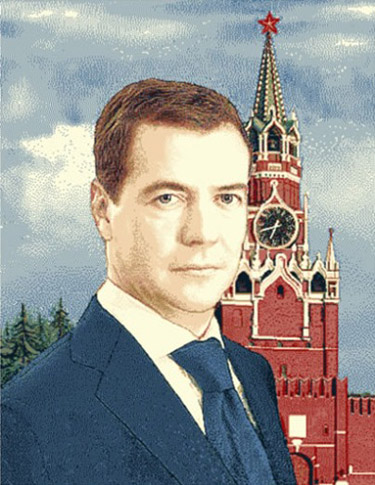 Ковер Портреты - Путин В В 2010 г инфо 11311g.