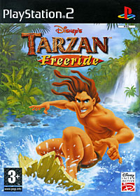 Disney's Tarzan Freeride (PS2) Игра для PlayStation 2 DVD-ROM, 2001 г Издатель: Disney Interactive; Разработчик: Ubi Soft Entertainment; Дистрибьютор: ООО "Веллод" пластиковый инфо 11813g.